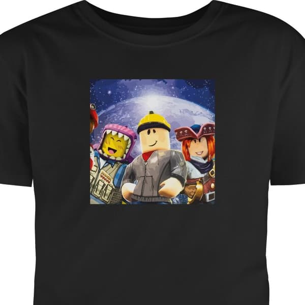 T-skjorte for Barn Svart 9-11 Šr Roblox Roblox Svart 9-11 Šr
