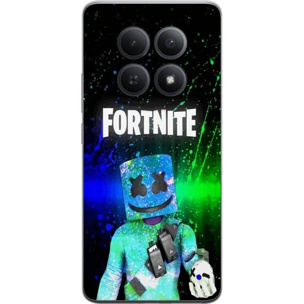 Kompatibelt Mobildeksel til Xiaomi Redmi Note 15 Pro Fargerik maskeradefigur med glitrende hjelm mot mørk bakgrunn