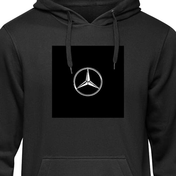 Klassisk Hettegenser Svart X-Large Mercedes-Benz Mercedes-Benz Svart X-Large