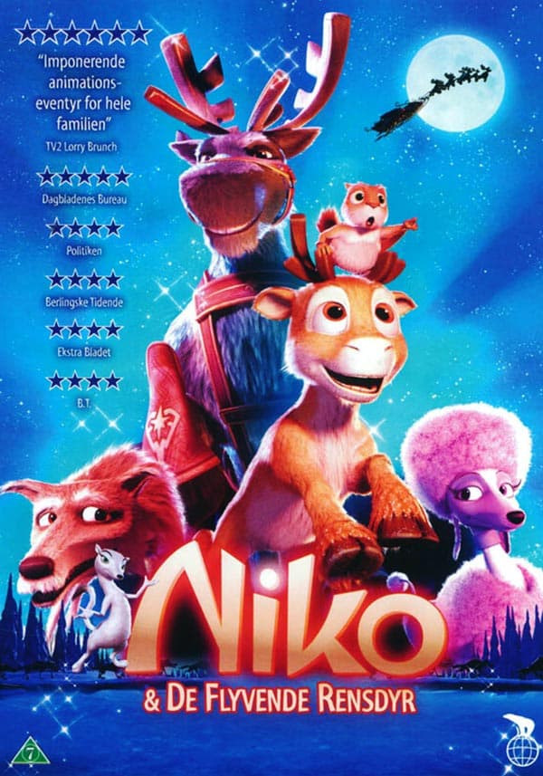 Niko - på vej mod stjernerne / Niko & de flyvende rensdyr (DVD)