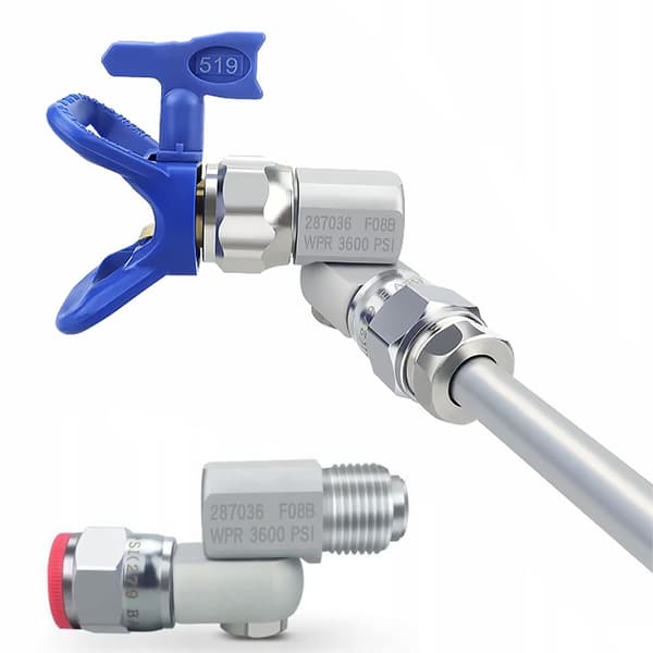 Roterande Fäste för Färgspruta 7/8 Tum – 360° Adapter | Aluminium | Ersättningsdel för Graco, Wagner