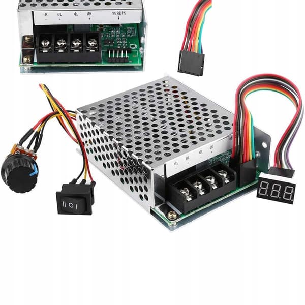 PWM Regulator för DC Motor 10-50V 40A – LCD Display | Riktning | 2000W | Universell Anvandning