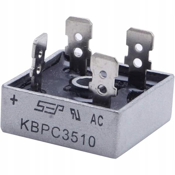 Tasasuuntajasilta KBPC5010 – 50A Maksimi | 1000V Jännite | MB25 Kotelo | Jäähdytysripaan