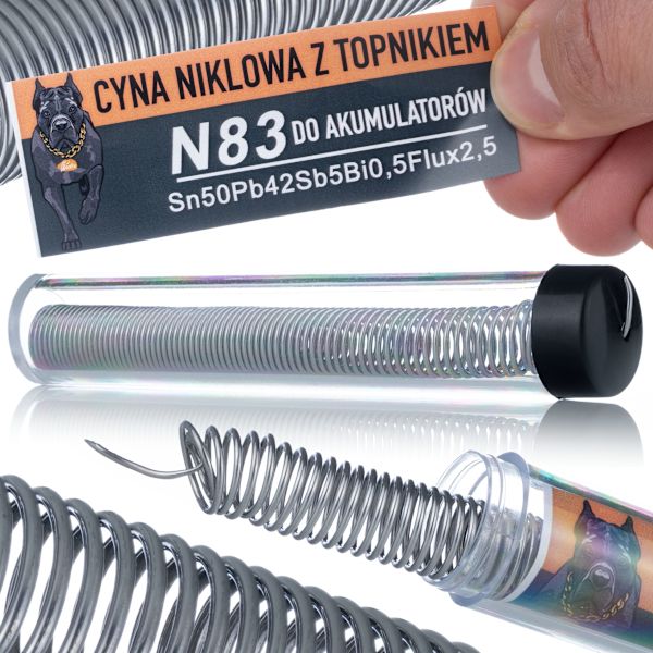 Loddtän Sn50Pb42 0,8mm – För elektronik och mjuklödning | Smältpunkt 183–215°C | 13g fiol