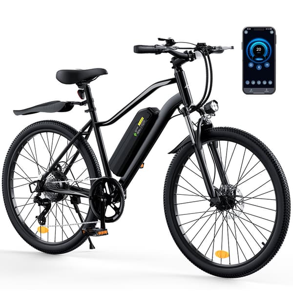 IScooter EB3S Elcykel för Vuxna – Elektrisk Citycykel med 250W Motor, 36V 15Ah Avtagbart Litiumbatteri, Offroad E-Bike med App