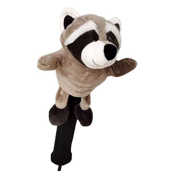 Headcover med djurmotiv - Tvättbjörn