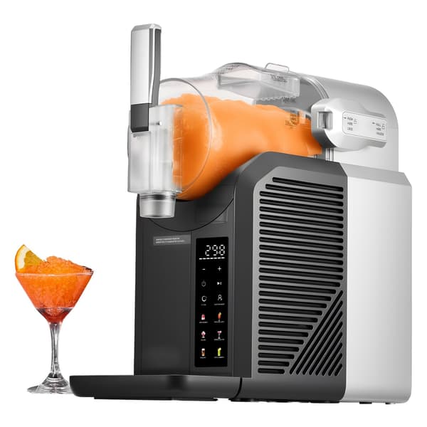 Slushmaskin - Fryst dryckesmaskin 2 l för hemmabruk - Ingen is behövs - 6 förinställda program - Självrengöring - För margaritas, milkshake och frappé