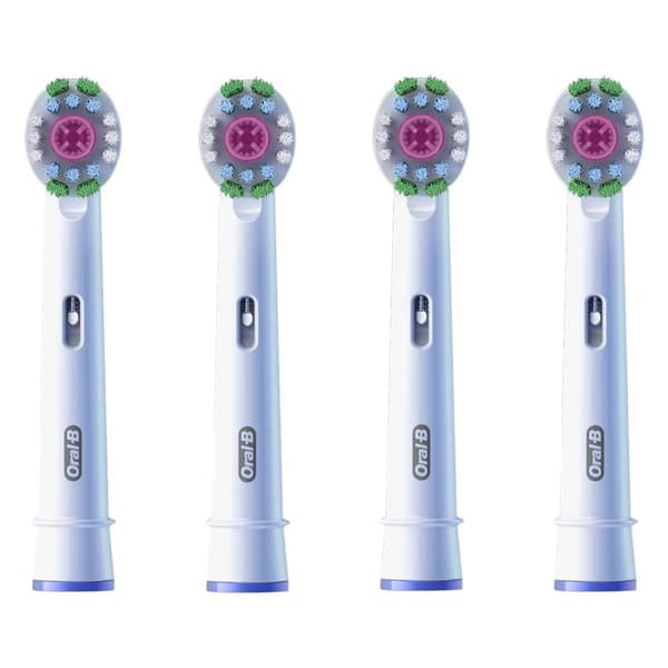 Oral-B 3D White CleanMaximiser EB18PRX-4 4-pack / Oral-B 3D White harjanpäät Oral-B 3D White harjanpäät