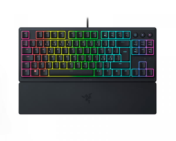 Ornata V3 TKL Low Profile Gaming Tangentbord [Mecha Membrane Clicky] - Svart