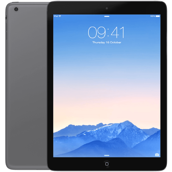Apple iPad Air Space grey Wifi 32GB Klass A (Refurbished)