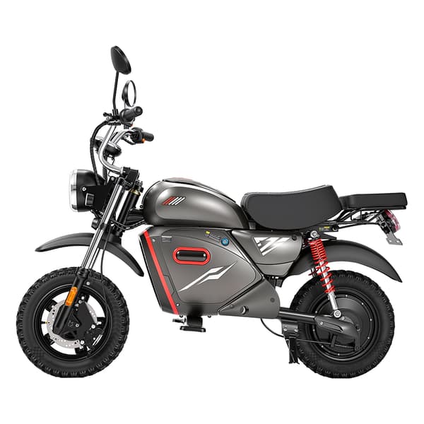 iScooter Y18 Electric Bike – 15" Off-Road Tires, 48V 20Ah Battery, NFC Unlock, Gray
