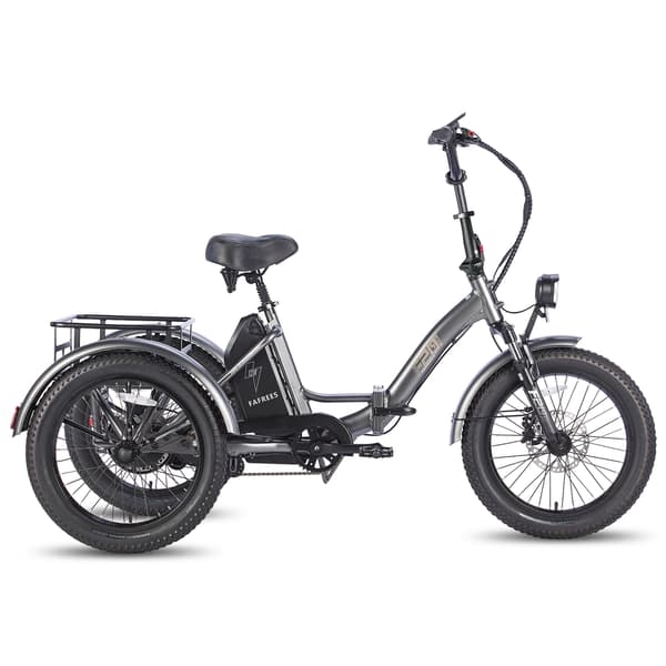 Electric Cargo Tricycle Fafrees F20 Mate – 48V 20Ah, Foldable 3-Wheel Utility E-Bike, Grey