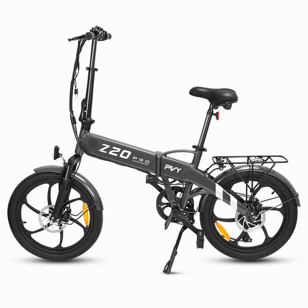 PVY Z20 PRO Foldable Urban Electric Bike, 36V 10.4Ah Battery, Black