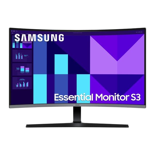 ECRAN 32 SAMSUNG S32D390G Svart 1920x1080 VA 16:9 4ms 250cd/m² 100Hz Böjd 1500R HDMI D-Sub Hörlurar Ställbar fot