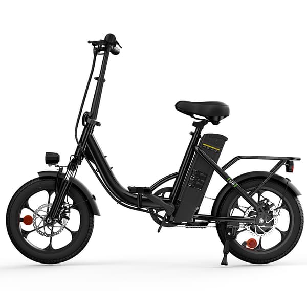 iScooter U4 Elcykel 36V 10,4Ah batteri, 250W motor, 55–90 km räckvidd, 16x2,15" lätt pendlarelcykel