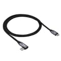 Pikkukuva 1 / 3: USB type C / USB type C kulmakaapeli 1m AK-USB-54 60W punottu