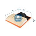 Miniatyrbild 2 av 2: UFI 30.629.00 UFI LUFTFILTER