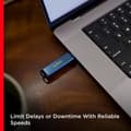 Miniatyrbild 4 av 4: USB-stift - SANDISK - 256 Go - Lightning & USB Type-C - Automatisk säkerhetskopiering - Metallblå