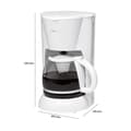 Miniatyrbild 4 av 5: Kaffebryggare - CLATRONIC - KA 3473 - 14 koppar - Filter - Vit