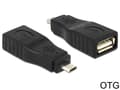Miniatyrbilde 2 av 6: DeLOCK - USB-adapter - Micro-USB Type B (han) til USB (hun)