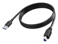 Miniatyrbilde 4 av 4: Vision - USB-kabel - USB-type A (hann) til USB Type B (hann) - USB 3.0 - 2 m - svart