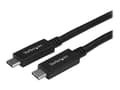 Miniatyrbilde 2 av 6: StarTech 3ft / 1m USB C to USB C Cable - USB 3.1 (10Gbps) - 4K - USB-IF - Charge and Sync - USB Type C to Type C Cable - USB Type C Cable (USB31CC1...