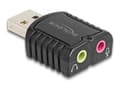 Pikkukuva 1 / 6: DeLOCK 65964, USB Type-A, 3.5 mm, musta