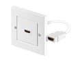 Miniatyrbild 2 av 6: MicroConnect - Strömuttag - HDMI - vit
