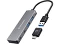 Miniatyrbilde 1 av 4: GrauGear USB-hub 4x USB 3.0, 2x Type-C og 2x Type-A retail (G-HUB2A2C-AC)