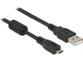 Miniatyrbilde 5 av 6: Delock - USB-kabel - USB (hann) til Micro-USB type B (hann) - 3 m