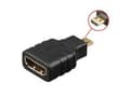 Miniatyrbilde 6 av 6: MicroConnect - HDMI-adapter - HDMI hunn til 19 pin micro HDMI Type D hann