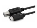 Miniatyrbilde 2 av 6: MicroConnect - USB-kabel - USB-C (hann) til USB-type B (hann) - USB 3.1 Gen1 - 1 m