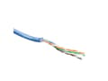 Pikkukuva 2 / 2: ACT CAT5E U/UTP PVC solid blue 305 m. Type: Box 305 m, Blue C5e u/utp solid pvc blue 305m (ES356B)