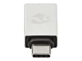 Miniatyrbilde 3 av 6: Nedis - USB-adapter - USB-C (hann) til USB-type A (hunn) - USB 3.0 - aluminium