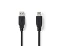 Pikkukuva 2 / 6: Nedis - USB-kaapeli - USB (han) til mini-USB type B (han) - USB 2.0 - 2 m - pyöreä - lajittelu