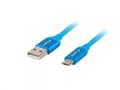 Miniatyrbilde 5 av 6: Lanberg - USB-kabel - USB (hann) til Micro-USB type B (hann) - USB 2.0 - 1 m - blå