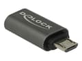 Pikkukuva 1 / 5: DeLOCK 65927, USB 2.0 Micro-B, USB Type-C, Antrasiitti