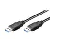 Miniatyrbilde 4 av 6: MicroConnect - USB-kabel - USB-type A (hann) til USB-type A (hann) - USB 3.0 - 5 m - svart