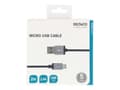 Miniatyrbilde 2 av 6: DELTACO MICRO-113F - USB-kabel - USB (hann) til Micro-USB type B (hann) - 2 m - svart