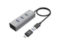 Miniatyrbild 1 av 3: USB-hub Graugear GRAUGEAR USB-HUB 4x USB 3.0 Type-A (retail)