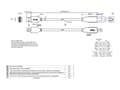 Miniatyrbilde 3 av 4: Vision - USB-kabel - USB-type A (hann) til USB Type B (hann) - USB 3.0 - 2 m - svart