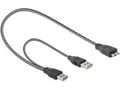 Pikkukuva 5 / 6: DeLOCK - USB-kaapeli - USB Type A (han) til USB (kun strøm), Micro-USB Type B (han) - USB 3.0 - 20 cm - 20 cm