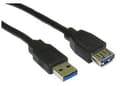 Pikkukuva 5 / 6: MicroConnect - USB forlængerkabel - USB Type A (hun) til USB Type A (han) - USB 3.0 - 3 m - lajiteltu