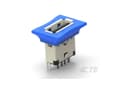 Pikkukuva 2 / 2: TE Connectivity Straight, Through Hole, Socket- Single Port Type A 2.0 USB Connector