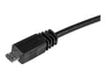 Miniatyrbilde 3 av 6: StarTech 2m Micro USB Cable A to Micro B Micro USB Cable - USB-kabel - USB (hann) til Micro-USB type B (hann) - USB 2.0 - 2 m - svart