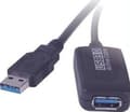 Miniatyrbilde 2 av 2: USB-kabel PremiumCord USB-A til USB-A 10 m sort (ku3rep10)