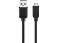 Miniatyrbilde 3 av 3: PremiumCord KU2M3F, 3 m, USB A, Micro-USB B, USB 2.0, 0,48 Gbit/s, Sort