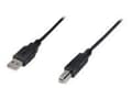 Pikkukuva 1 / 6: ASSMANN - USB-kaapeli - USB (han) til USB Type B (han) - USB 2.0 - 1 m - lajiteltu