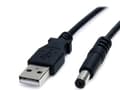 Miniatyrbilde 5 av 6: StarTech 2m USB to Type M Barrel Cable - USB to 5.5mm 5V DC Cable - USB to Barrel Jack 5V DC Plug (USB2TYPEM2M) - Strømkabel - USB (kun strøm) (han...