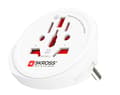 Miniatyrbilde 2 av 6: 1.500266 Strømpluggadapter Type F Universal Hvit